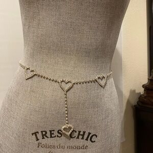 Gold Heart Body Chain